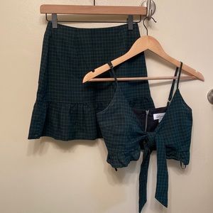 Luvalot Crop Top & Skirt Set